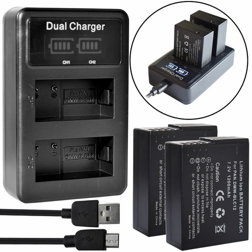 Batteria dmw blc12 - 2x, dmw-blc12