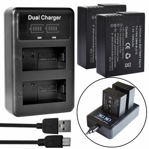 Batteria dmw blc12 - 2x,