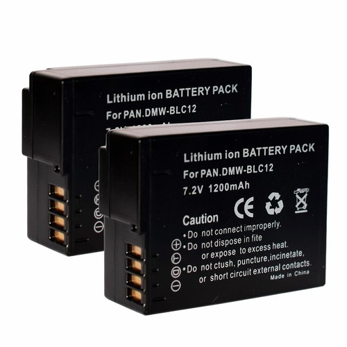 Batteria dmw blc12e blc12 - 2x, dmw-blc12e